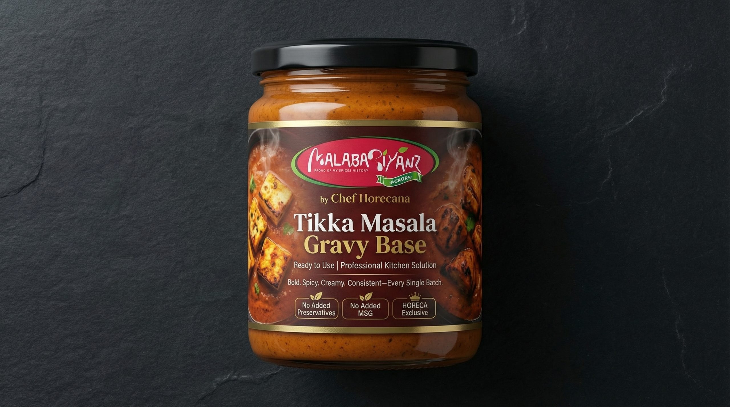 Chef Horecana Tikka Masala Gravy Base – Authentic & Ready-to-Cook Indian Curry Base 1 Tikka Masala
