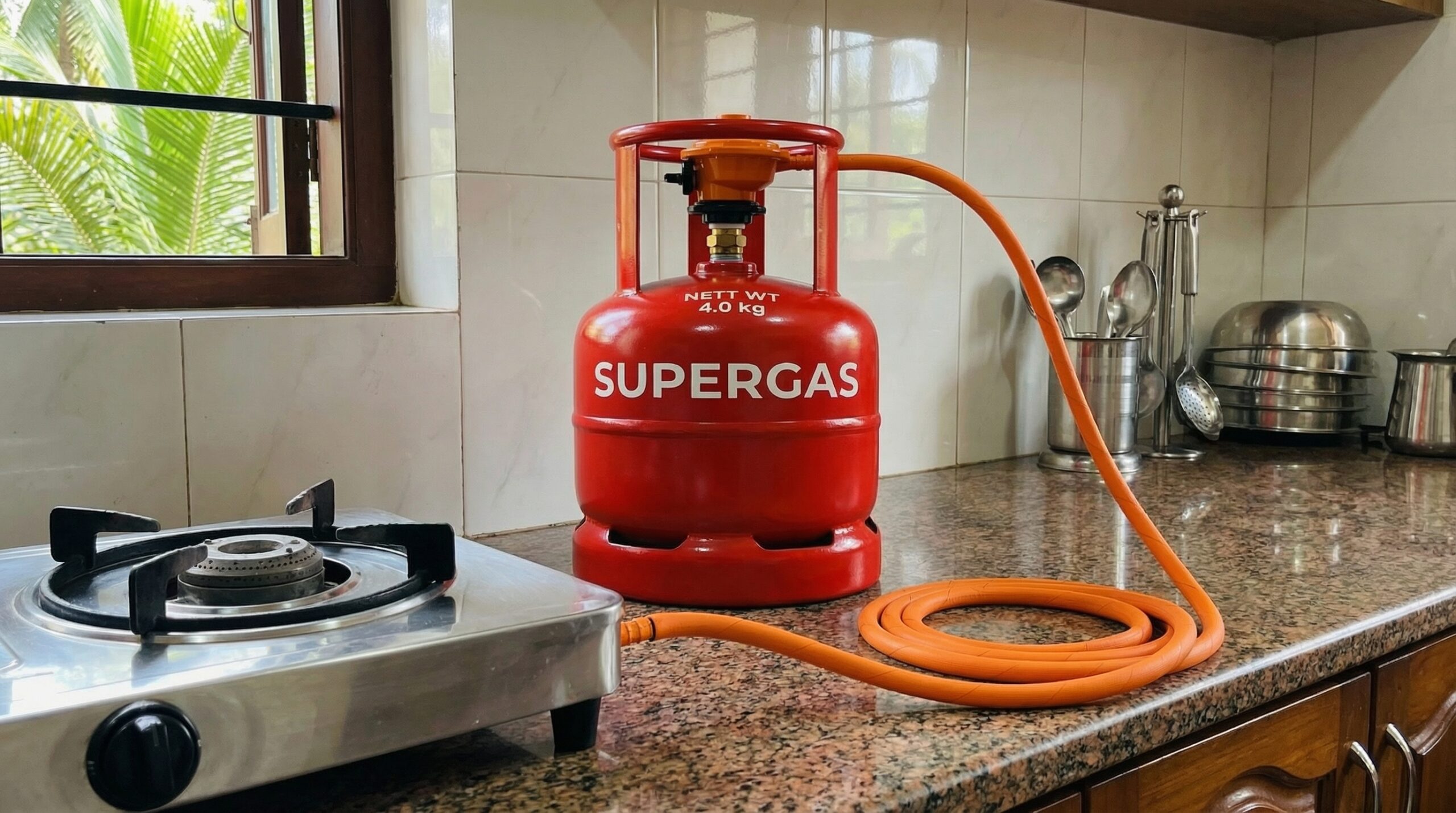 Chef HORECANA SuperGas – 4 KG Domestic LPG Cylinder (Mini / Portable) 2 4 kg Domestic Cylinder