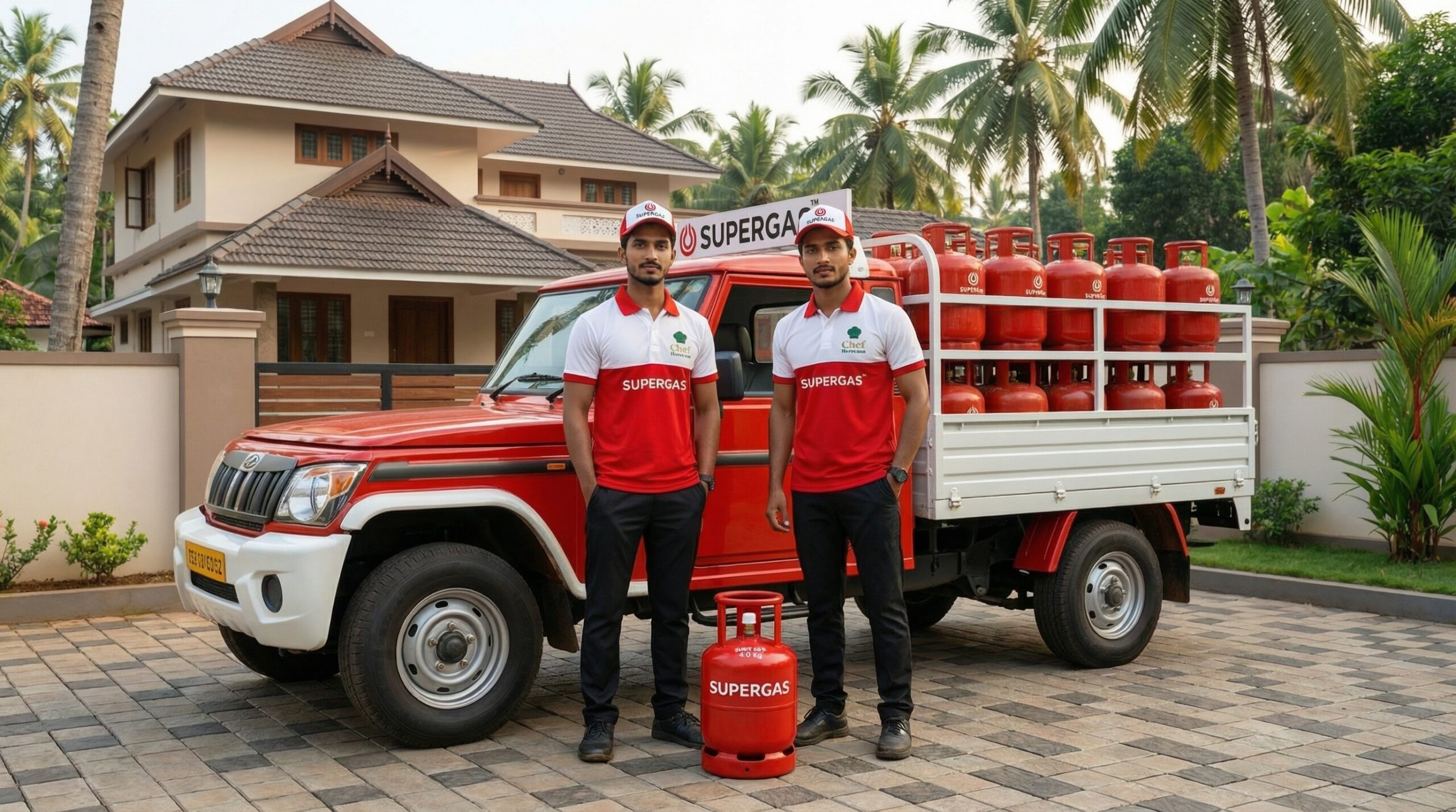Chef HORECANA SuperGas – 4 KG Domestic LPG Cylinder (Mini / Portable) 5 4 kg Domestic Cylinder